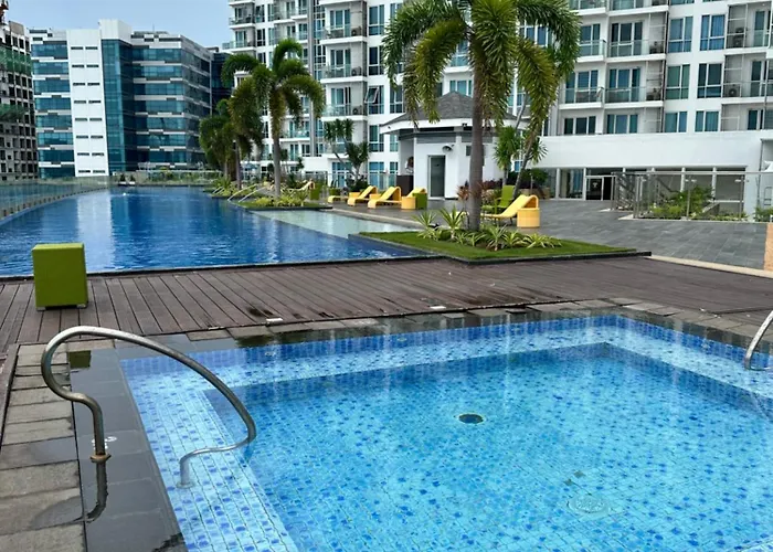 C1 -8nb With Pool Mactan Newtown Center Of Cebu Phillippines 15mins From Airport Leilighet *