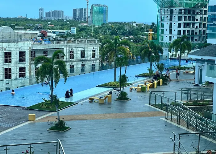 C1 -8nb With Pool Mactan Newtown Center Of Cebu Phillippines 15mins From Airport Leilighet *